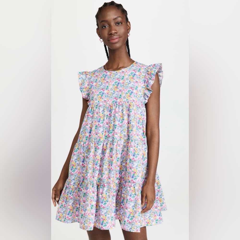 English Factory Floral Print Babydoll Dress XS